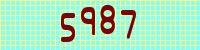 Blue Captcha Image