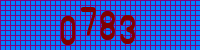 Blue Captcha Image