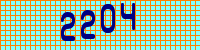 Blue Captcha Image