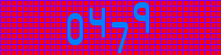 Blue Captcha Image