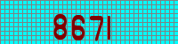 Blue Captcha Image