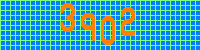 Blue Captcha Image