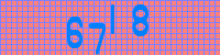 Blue Captcha Image