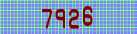 Blue Captcha Image