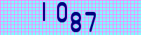 Blue Captcha Image