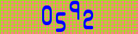 Blue Captcha Image