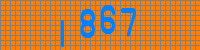 Blue Captcha Image