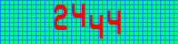 Blue Captcha Image