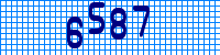 Blue Captcha Image