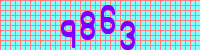 Blue Captcha Image