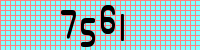 Blue Captcha Image