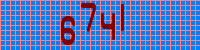Blue Captcha Image