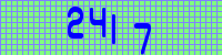 Blue Captcha Image
