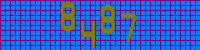 Blue Captcha Image