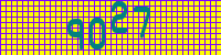 Blue Captcha Image