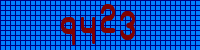 Blue Captcha Image