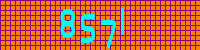 Blue Captcha Image