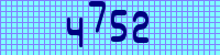 Blue Captcha Image