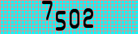 Blue Captcha Image