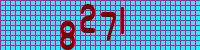 Blue Captcha Image