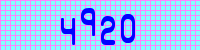 Blue Captcha Image