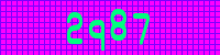 Blue Captcha Image