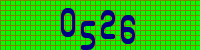 Blue Captcha Image