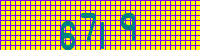 Blue Captcha Image