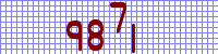 Blue Captcha Image