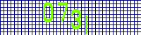 Blue Captcha Image