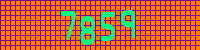 Blue Captcha Image
