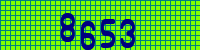 Blue Captcha Image