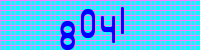 Blue Captcha Image