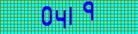 Blue Captcha Image