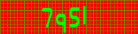 Blue Captcha Image