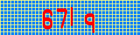 Blue Captcha Image