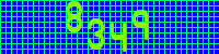Blue Captcha Image