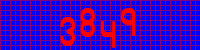 Blue Captcha Image