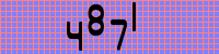 Blue Captcha Image