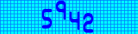 Blue Captcha Image
