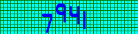 Blue Captcha Image