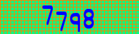 Blue Captcha Image