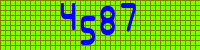 Blue Captcha Image