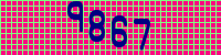 Blue Captcha Image