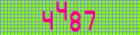 Blue Captcha Image