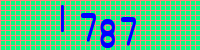 Blue Captcha Image