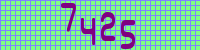 Blue Captcha Image