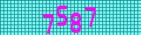 Blue Captcha Image