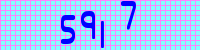 Blue Captcha Image