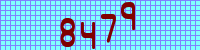 Blue Captcha Image